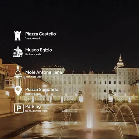 Piazza Castello - Center View 아파트 토리노