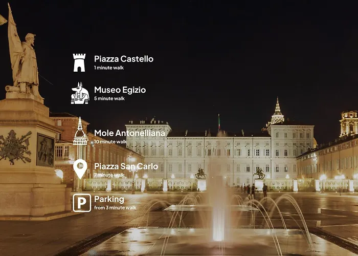 Piazza Castello - Center View דירה טורינו